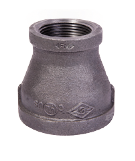 Copla Reducción Acero Negro