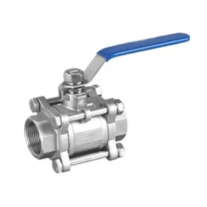 VÁLVULA BOLA 3 CUERPOS (INOX). TM 180ºC. 1.000 PSI NPT